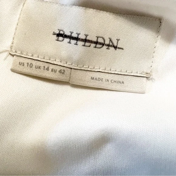 BHLDN Anthropologie Palmetto Lace Mini Dress 10 NWOT - Picture 7 of 11